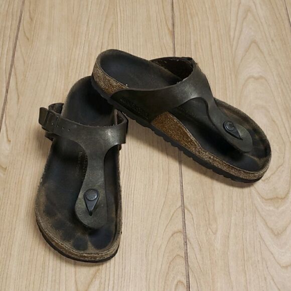 BIRKENSTOCK WOMEN'S GIZEH SANDALS, SIZE 5-5.5 - Picture 1 of 12